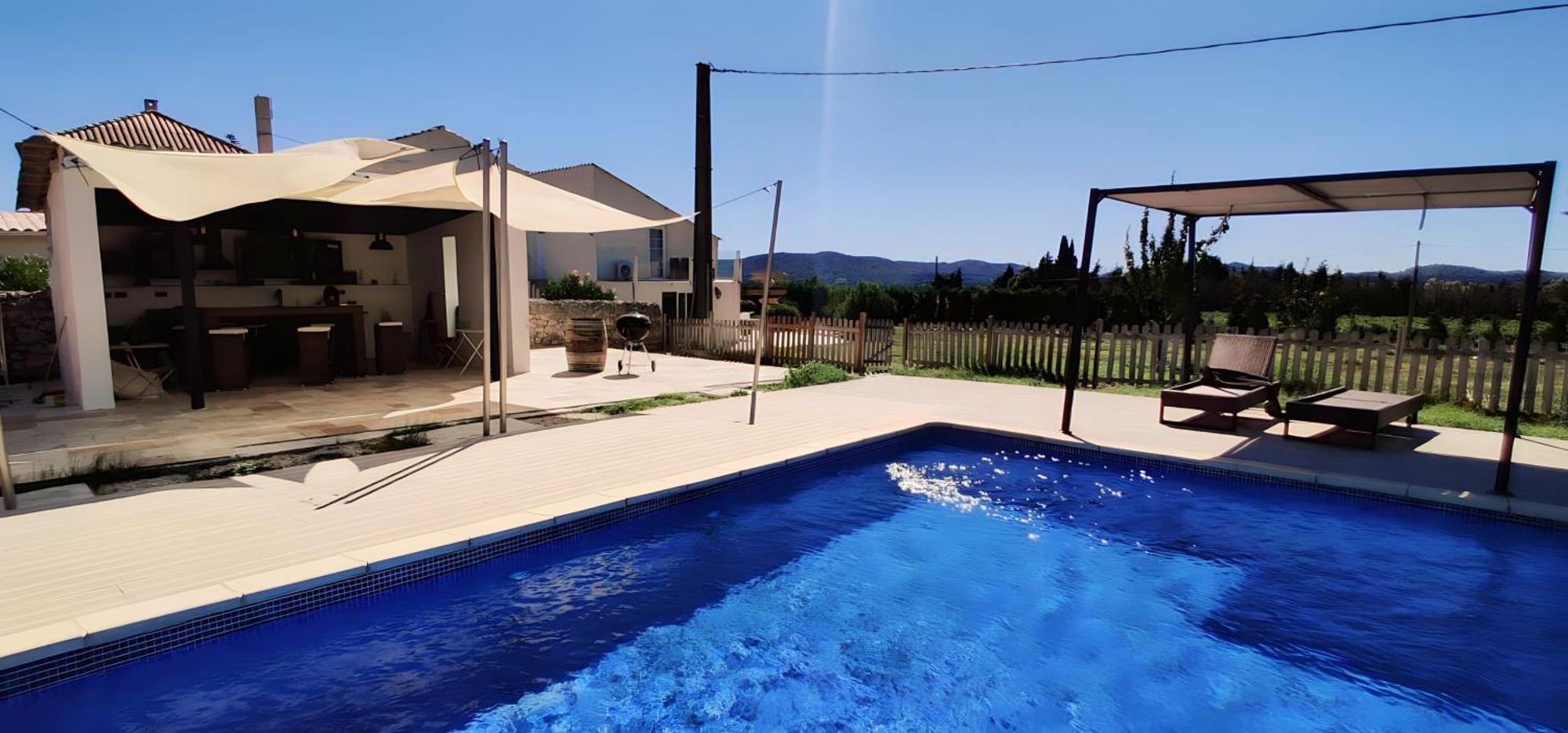 רושפור-דו-גאר Chambre Cosy Avec Terrasse Sur La Colline Boisee, Parking Prive, Jardin, Calme, Climatisation, 10 Mn Pont Du Gard Num7 מראה חיצוני תמונה