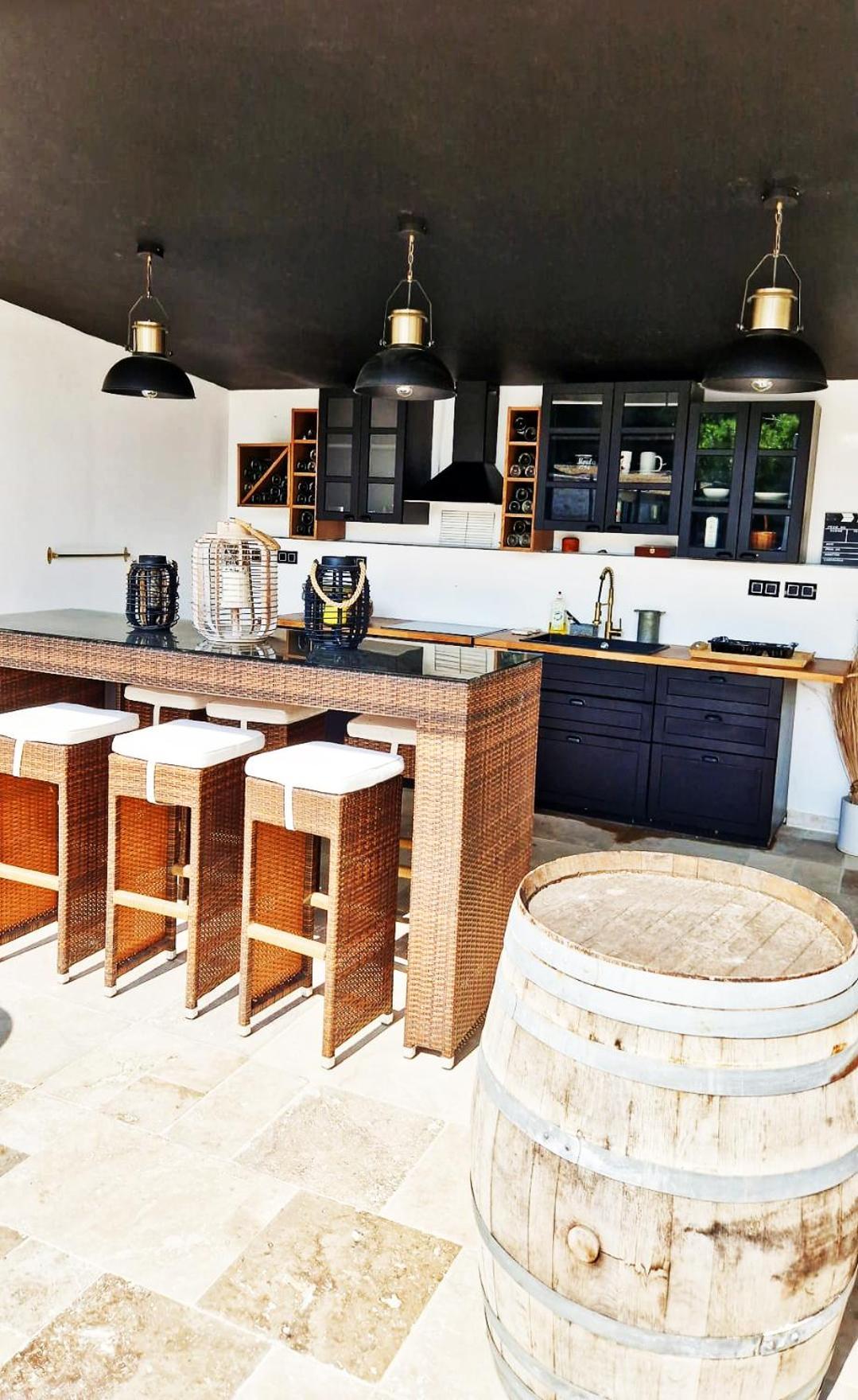 רושפור-דו-גאר Chambre Cosy Avec Terrasse Sur La Colline Boisee, Parking Prive, Jardin, Calme, Climatisation, 10 Mn Pont Du Gard Num7 מראה חיצוני תמונה
