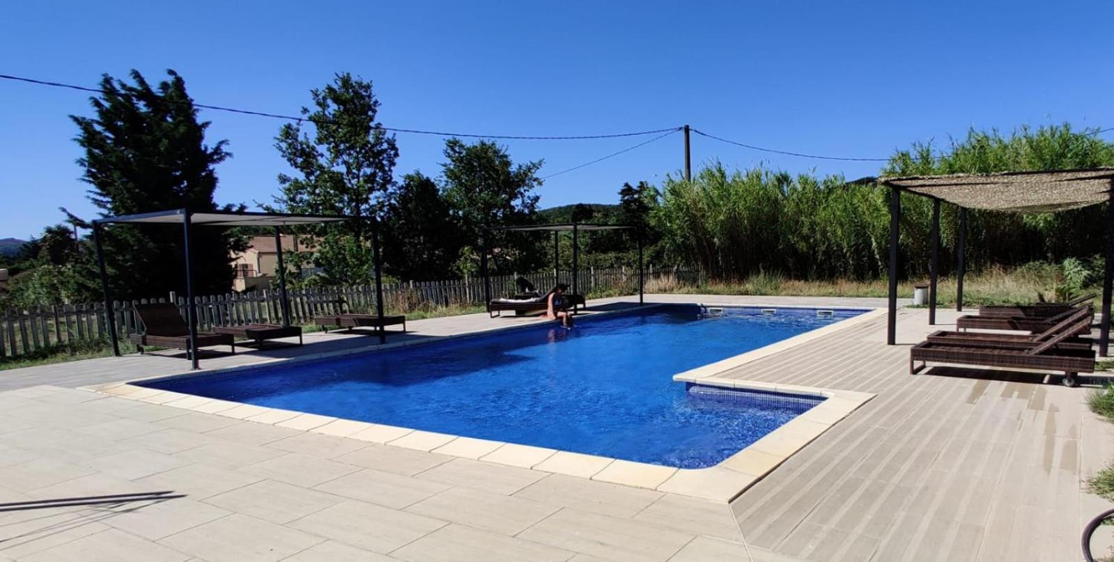 רושפור-דו-גאר Chambre Cosy Avec Terrasse Sur La Colline Boisee, Parking Prive, Jardin, Calme, Climatisation, 10 Mn Pont Du Gard Num7 מראה חיצוני תמונה